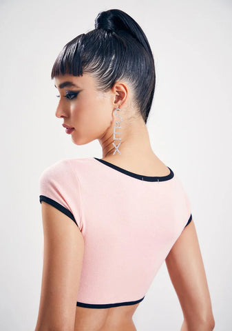 Starring Role Crop Tee