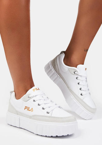 White Sandblast Low MG Sneakers