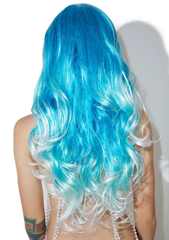 Turquoise Tease Ombre Wig