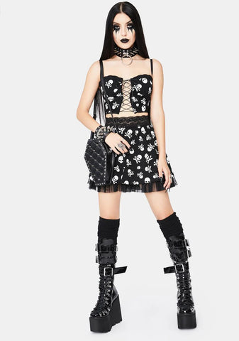 Mistress Of Macabre Crop Top