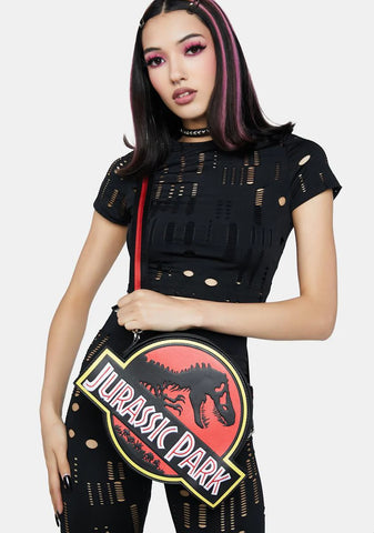 Jurassic Park Logo Crossbody Bag