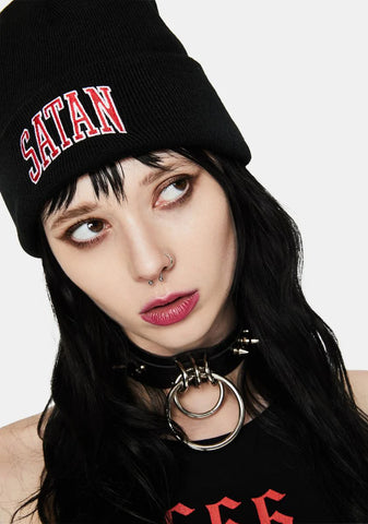 OG Satan Athletic Beanie