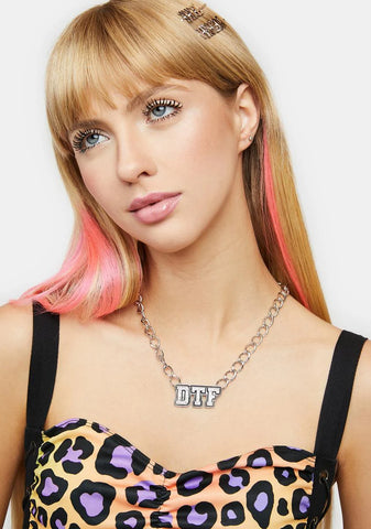 Send A Message Chain Necklace