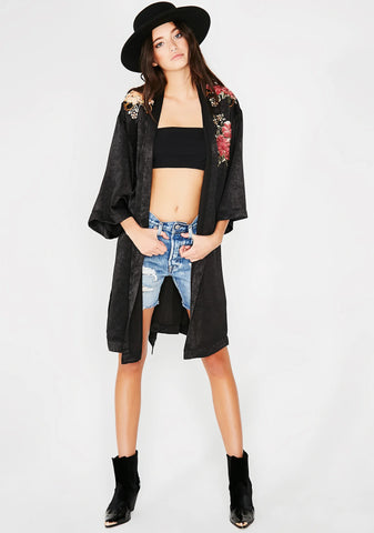 Daily Slay Floral Kimono