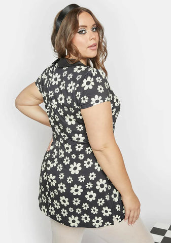 Plus Boo Everybody's Talkin' Mini Dress