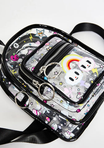 Okie Dokie Clear PVC Mini Backpack