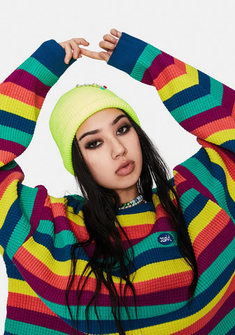 Atomic Bad In Love Ribbed Beanie