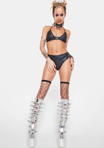 Black Sparkle Bootylicious Bottoms