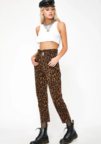 Savage Life Leopard Pants