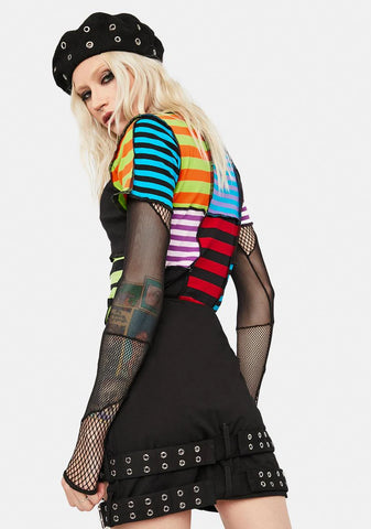 Truth Buckle Mini Skirt