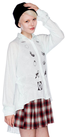 Fate Sunday Button Down Shirt - White