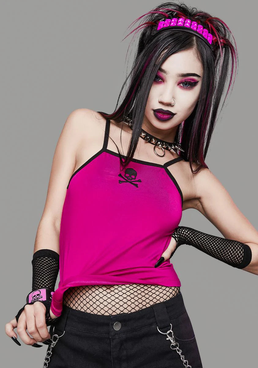 Magenta Toxic Wasteland Cami Tank