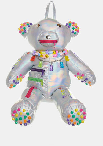 Raving Tormented Teddy Backpack