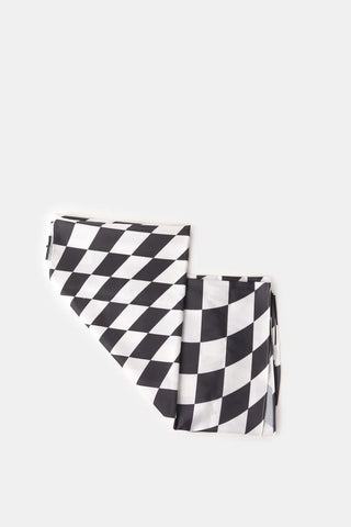 Make My Mark Checkered Head Scarf