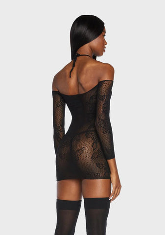 Come On Over Sheer Bodystocking