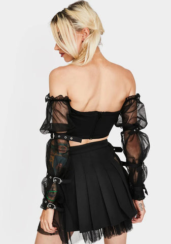 Dear Darkness Crop Top