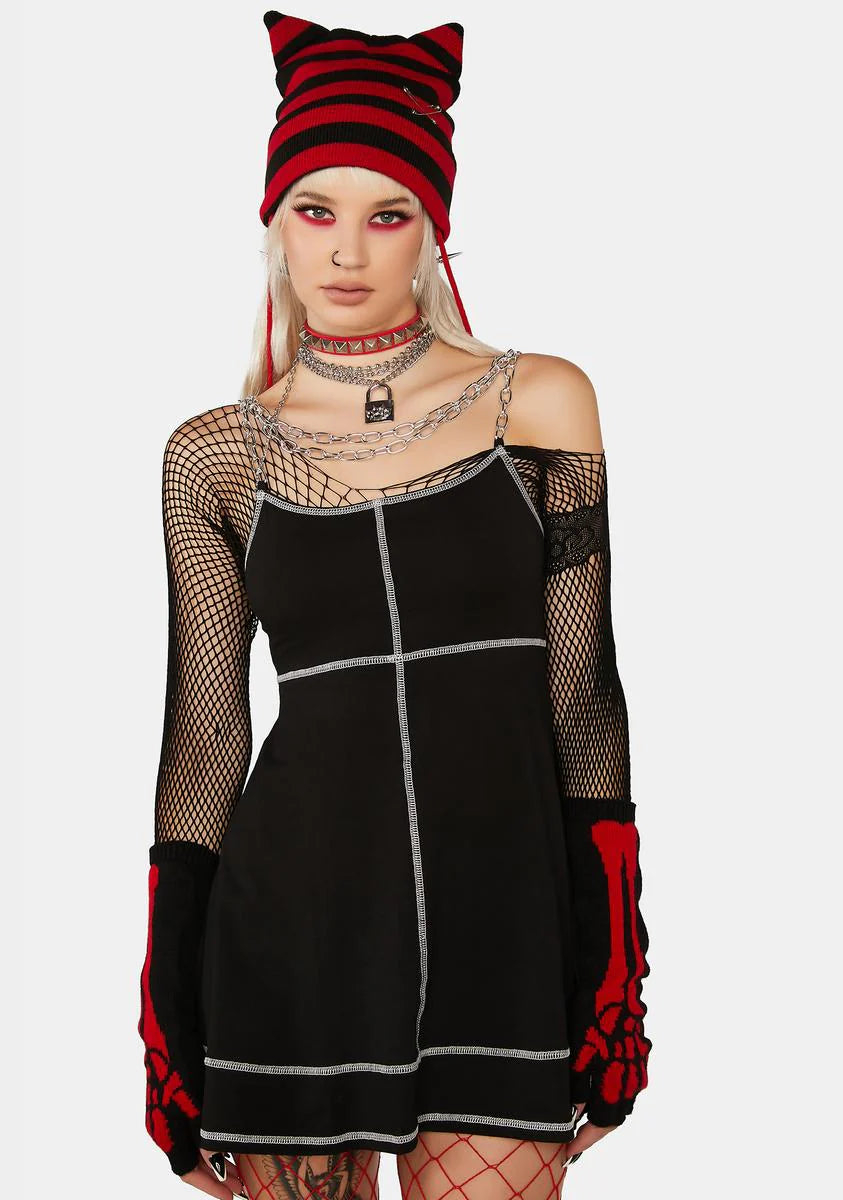 House Of Pain Chain Mini Dress