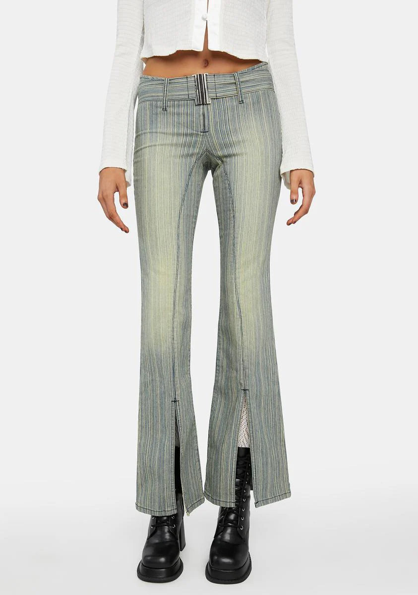 Sliding Doors Pinstripe Pants