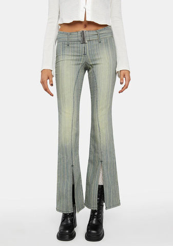 Sliding Doors Pinstripe Pants