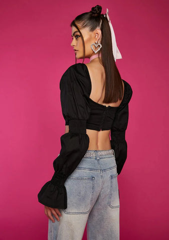 Call Time Crop Bustier Top