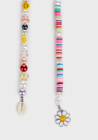 Peace Vibes Hair Clip Set