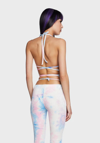 Cloud Candy Triangle Bra Top