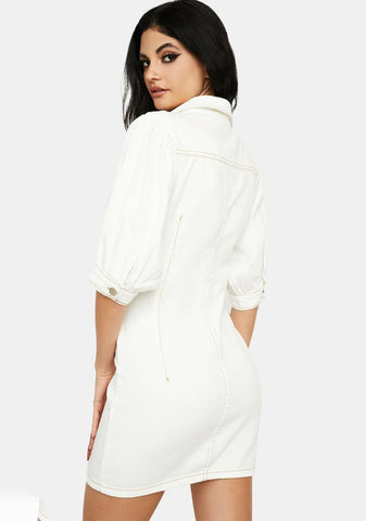 Real Trendsetter Denim Mini Dress