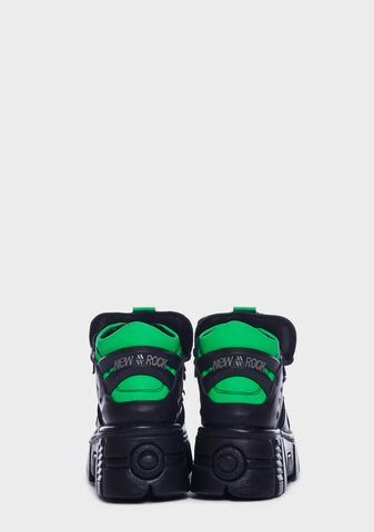 Green M-106-C131 Ankle Boots