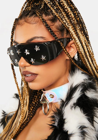 Late Like No Other Shield Sunglasses