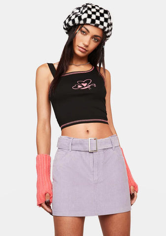 Ur On My Wishlist Corduroy Mini Skirt
