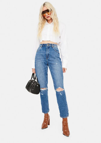 Meadow Worn Organic Duster Jeans