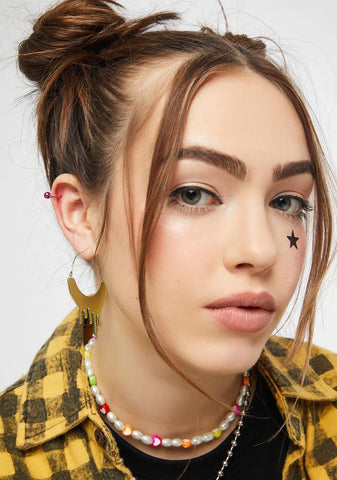 Slime Time Hoop Earrings