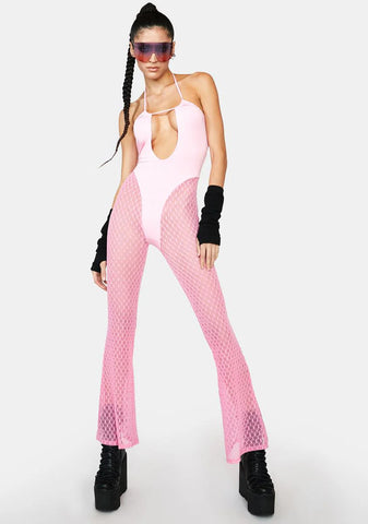 Aerobics Club Halter Jumpsuit