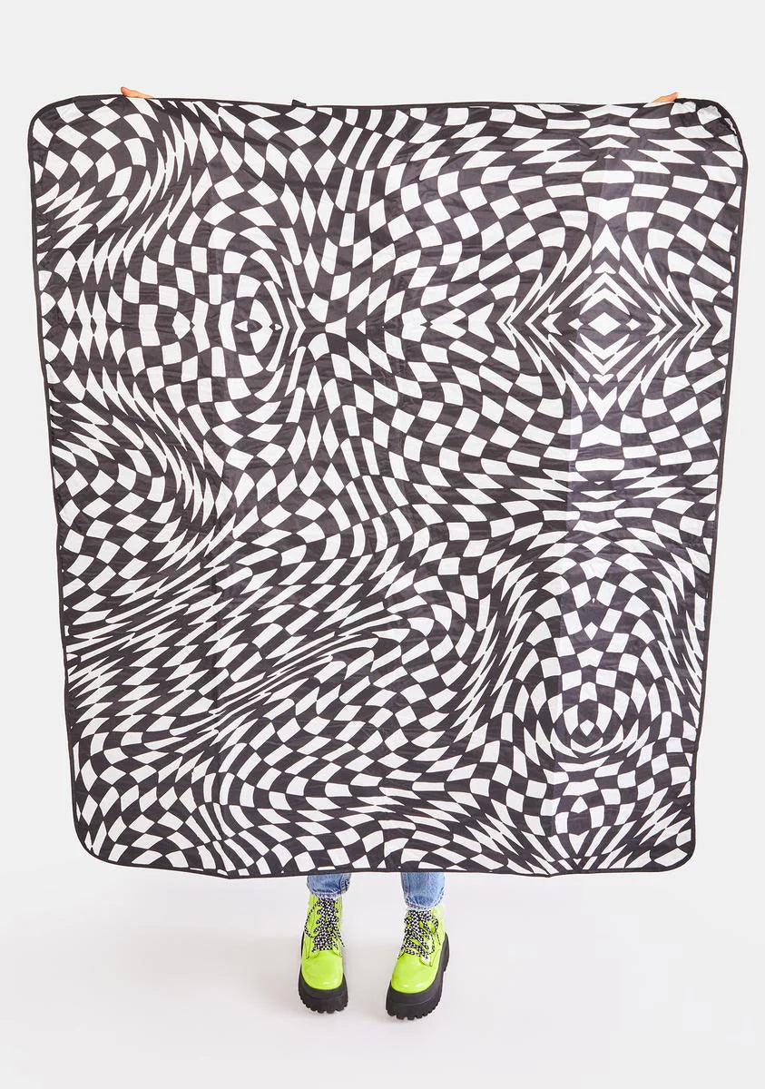 Warped Realm Checkered Picnic Blanket