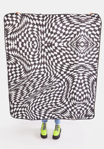 Warped Realm Checkered Picnic Blanket