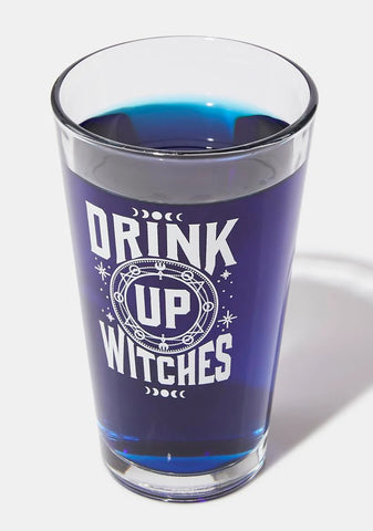 Drink Up Witches Pint Glass
