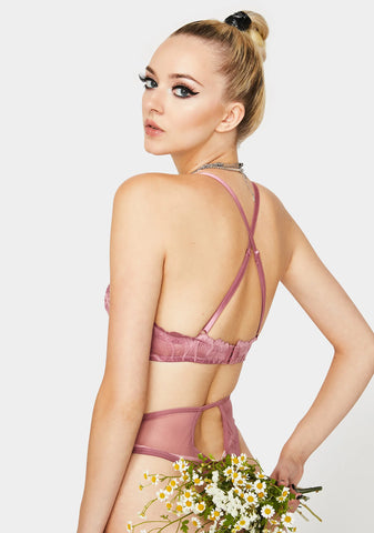 Evette Floral Bra Set