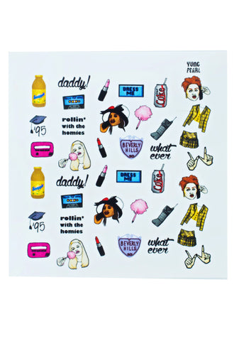 Ugh As If Nail Decals