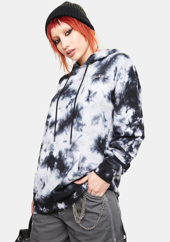 Tie Dye Screen Print Hoodie