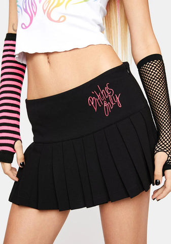 Diva Squad Pleated Mini Skirt