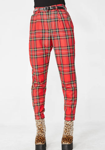 Plaid Aubrey Classic Trousers