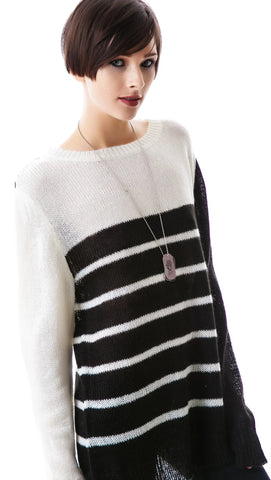 Spider Web Long Sleeve Knit