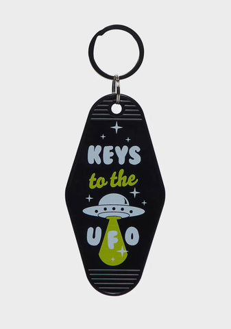 Keys To The UFO Motel Keychain