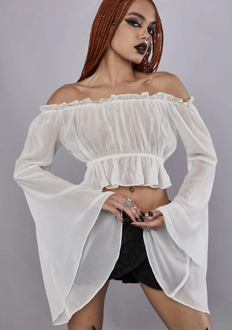 Mysterious Chemistry Off Shoulder Top