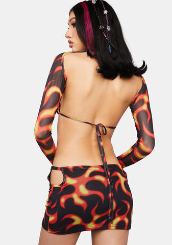 Summer Smoke And Mirrors Skirt Set