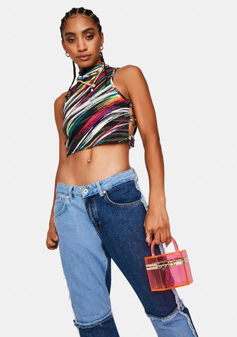 Pink Marcie Acrylic Handbag