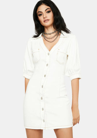 Real Trendsetter Denim Mini Dress