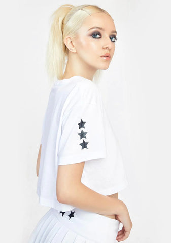 Star Of The Show Crop Tee