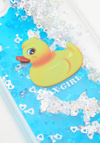 Swimming Duck iPhone Case