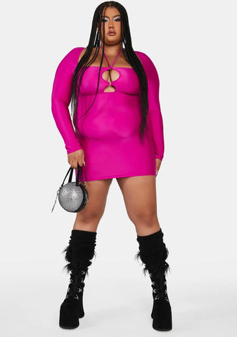 Plus Am I The Drama Mini Dress